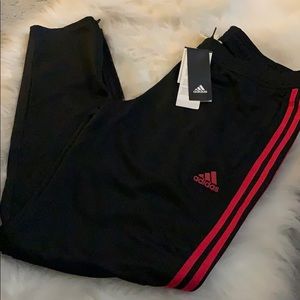 Women’s Adidas sweat pants.